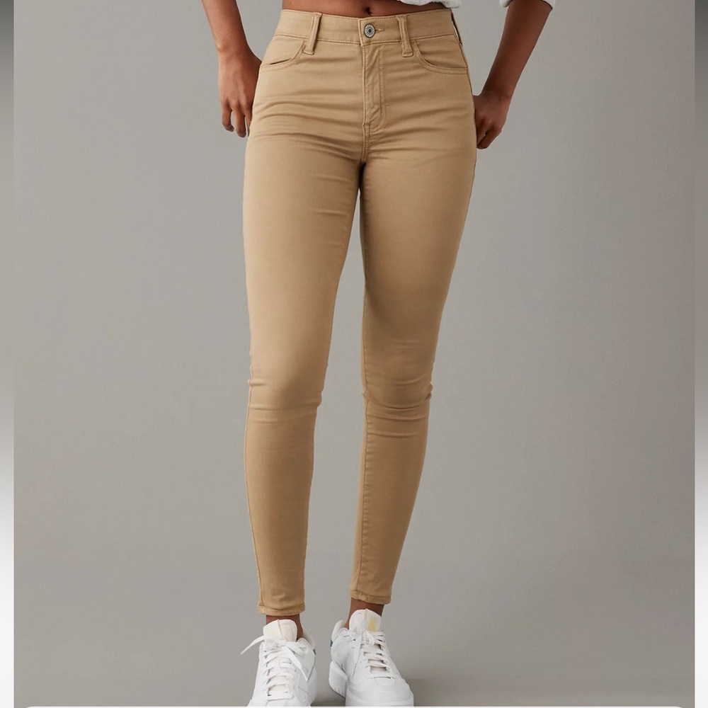 Khaki/Cream Colored Jeans